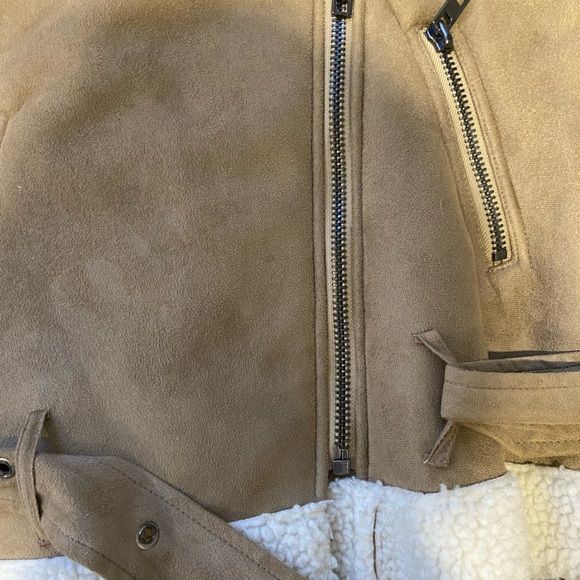 Urban Outfitters Sherpa Moto Jacket - Picture 2 of 5